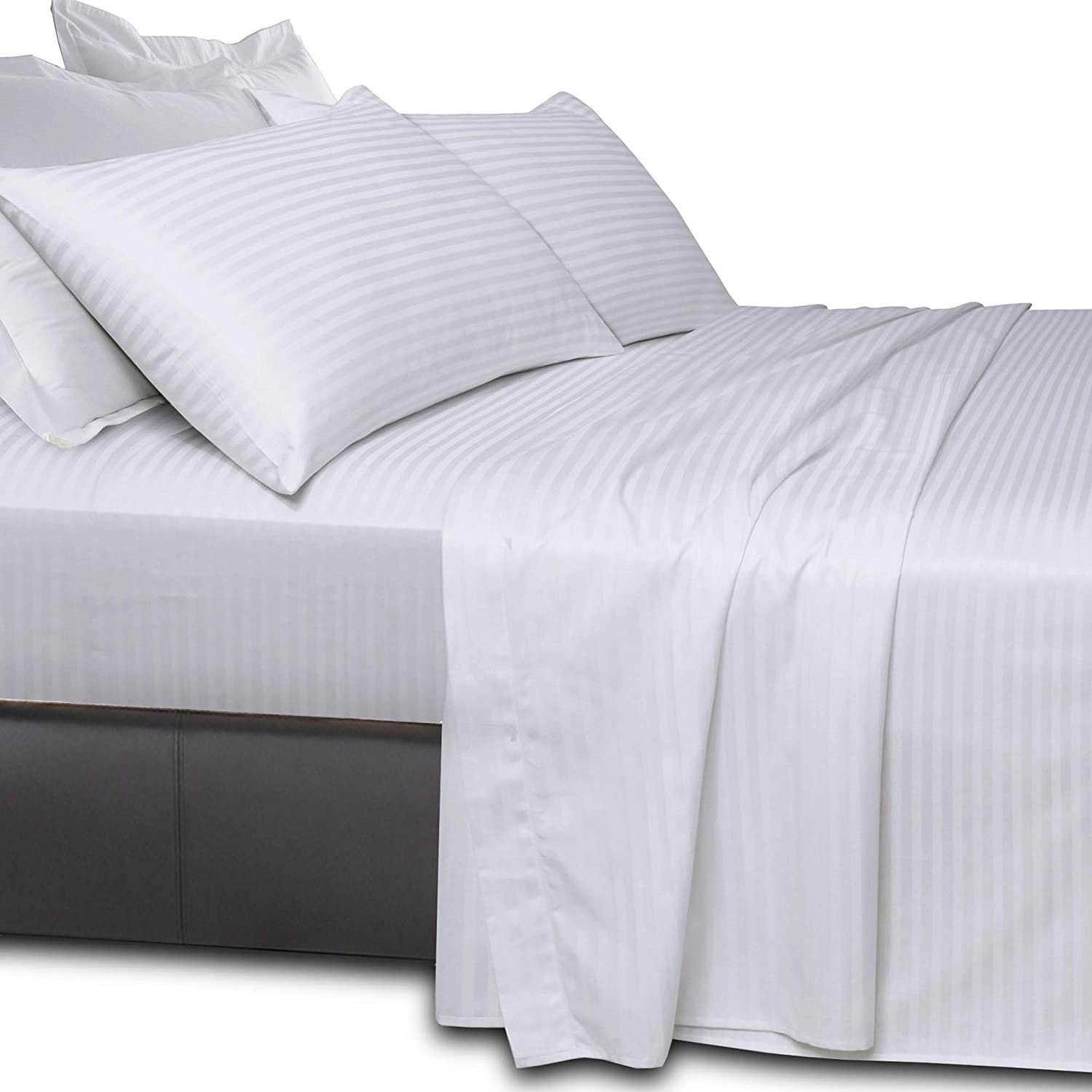 Fabric with Bed Sheets Medical Bed Sheet Sateen Fabric 3mm Stripe 100% Cotton Hospital in Stock!