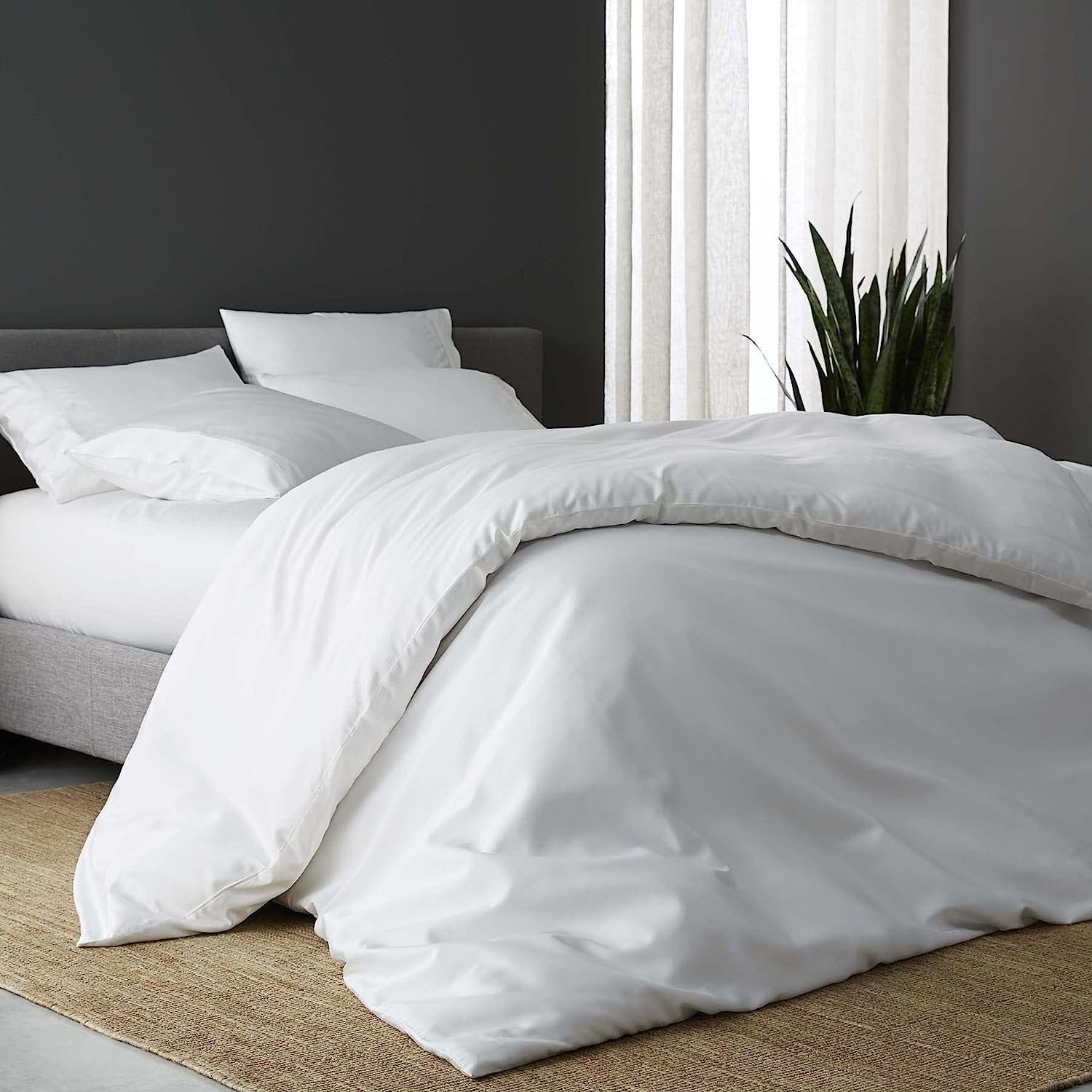 Factory wholesale E-friendly 100% natural bamboo sheet set Cool feeling fabric Bamboo Bedding Sheet Sets and Duvet Cover Sets