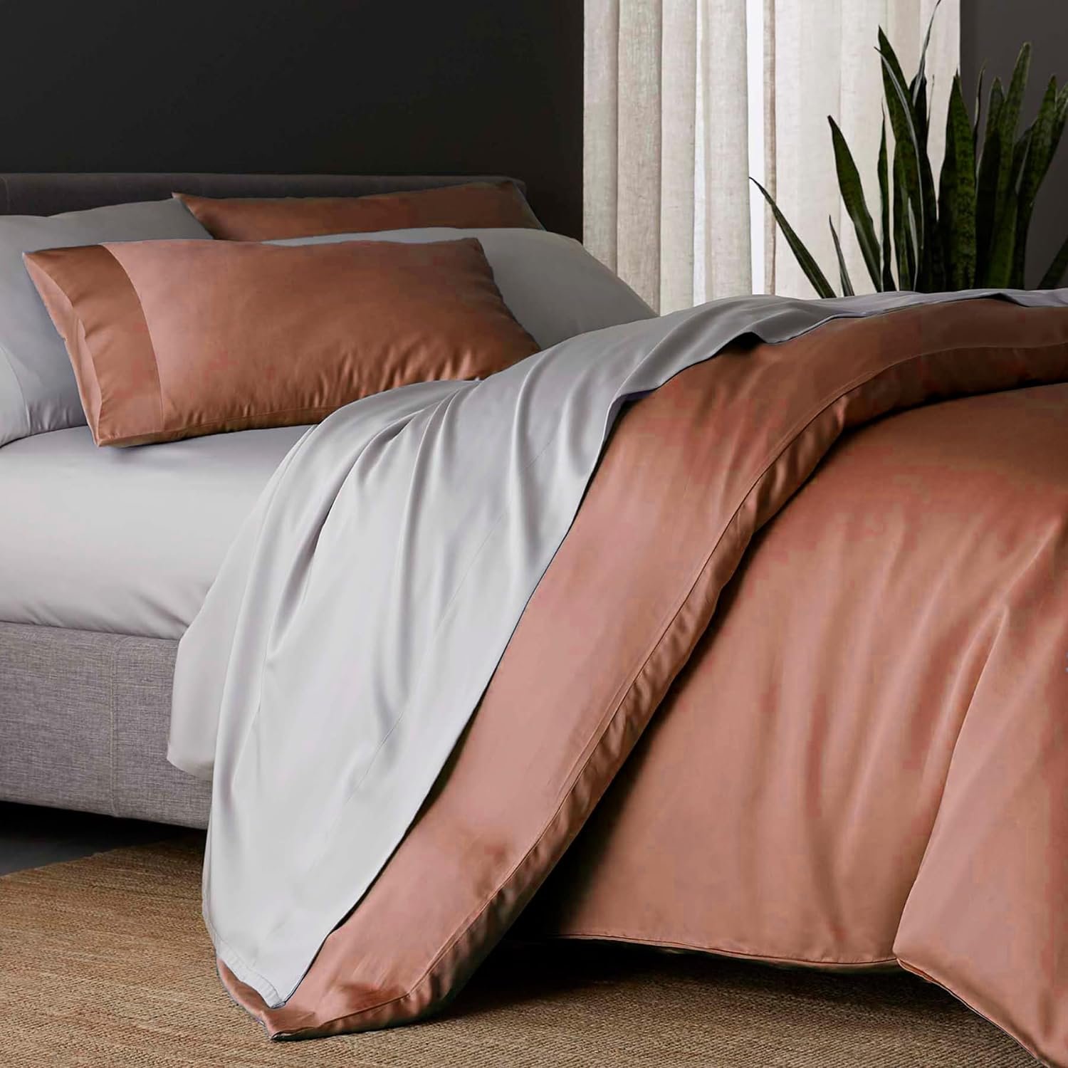 Factory wholesale E-friendly 100% natural bamboo sheet set Cool feeling fabric Bamboo Bedding Sheet Sets and Duvet Cover Sets