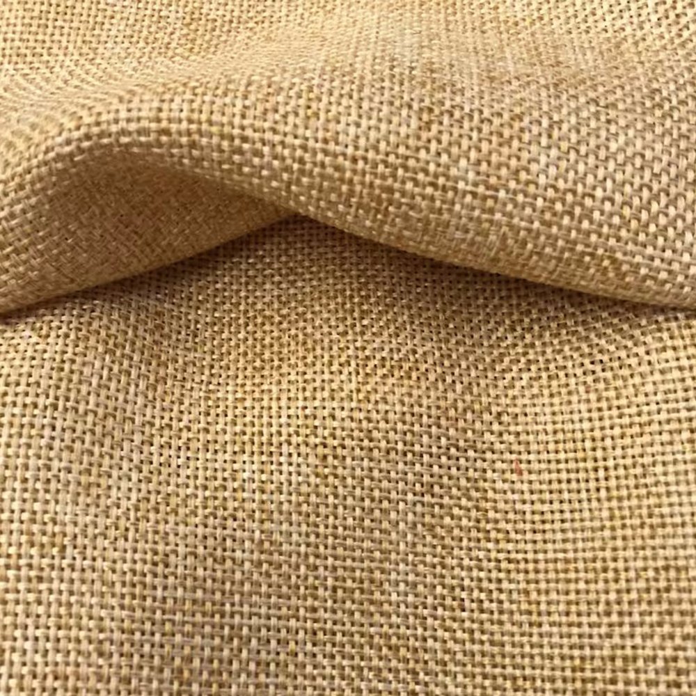JIAHE Environmental Friendly Laminated Jute Cloth Burlap Fabrics Custom Colored Hemp Burlap Cloth