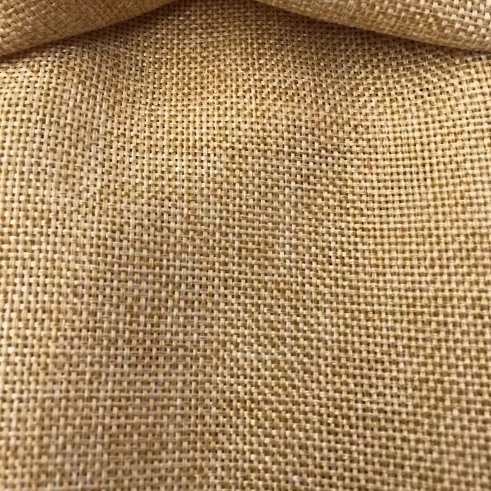 JIAHE Environmental Friendly Laminated Jute Cloth Burlap Fabrics Custom Colored Hemp Burlap Cloth
