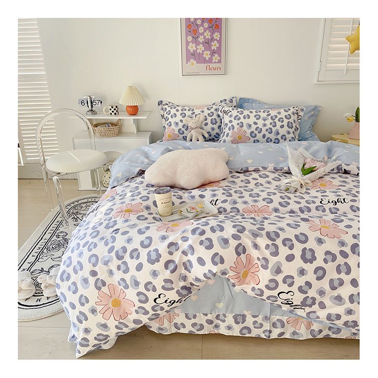 Wholesale 100% Cotton flower print bedsheet fabric Printed fabric for making cotton Bedsheet fabric