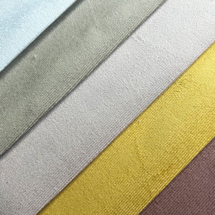 Home deco velvet fabric 100 polyester sofa cheap upholstery fabric brushed velvet