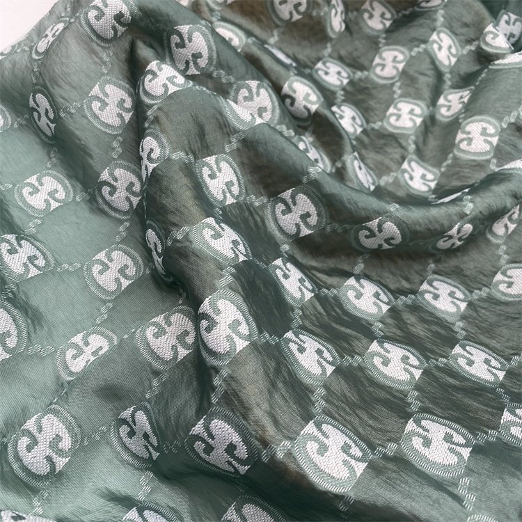 2020 SPRING COLLECTION FASHIONABLE BROCADE ORGANZA JACQUARD FABRIC FOR DRESS