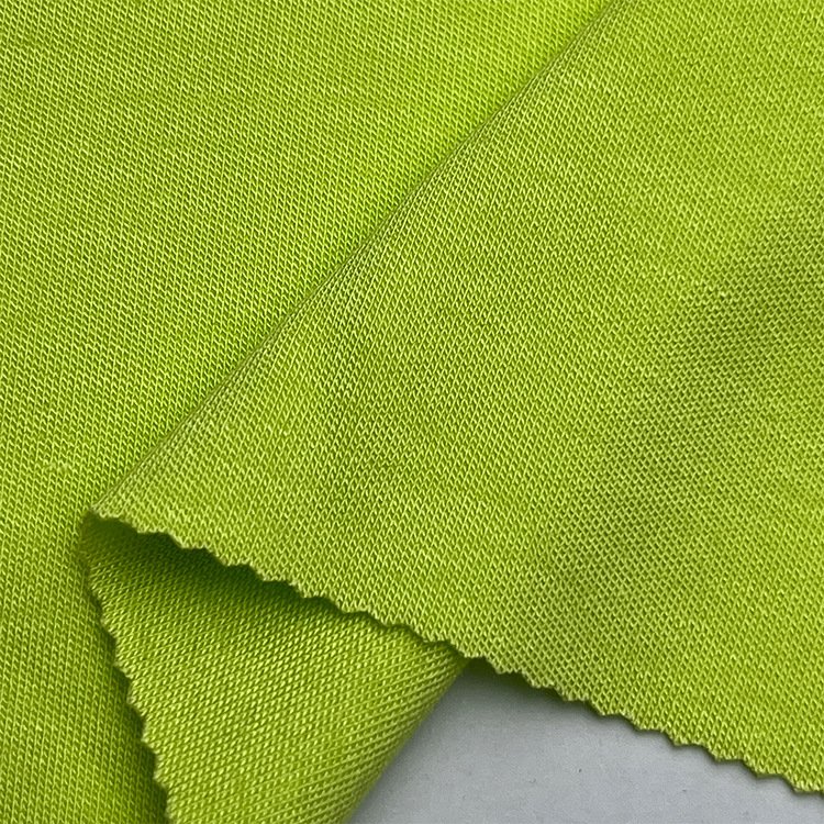 Touch soft feel 92%bamboo 8%spandex elastic knitting fabric high stretch sustainable fabric for baby sleepwear