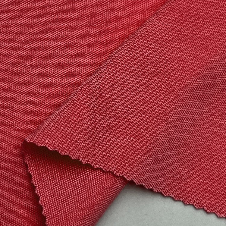 Touch soft feel 92%bamboo 8%spandex elastic knitting fabric high stretch sustainable fabric for baby sleepwear