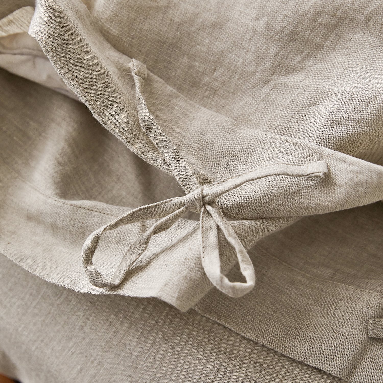 natural color luxury hotel home linen custom size european flax linen material bedding 100% french linen duvet cover set and pi