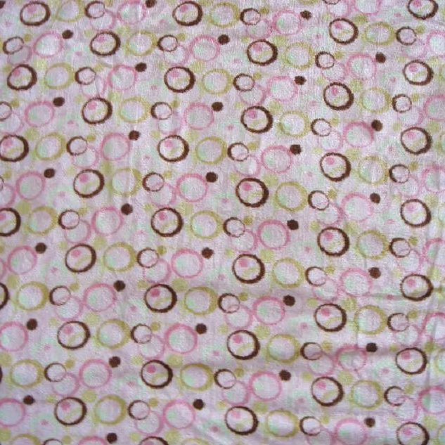 velour bamboo towel printed fabric--durable--piles not pull out