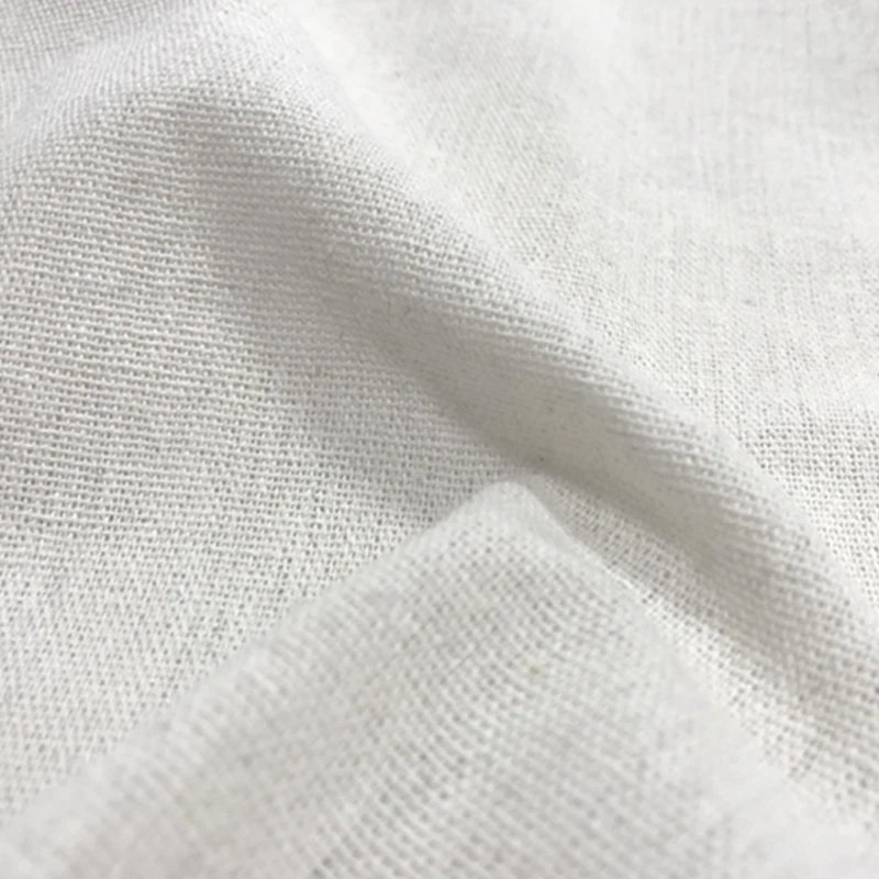 Manufacturer Chinese Factory Wholesale Natural Linen Fabric For Needle Embroidery Patchwork Sewing Textiles