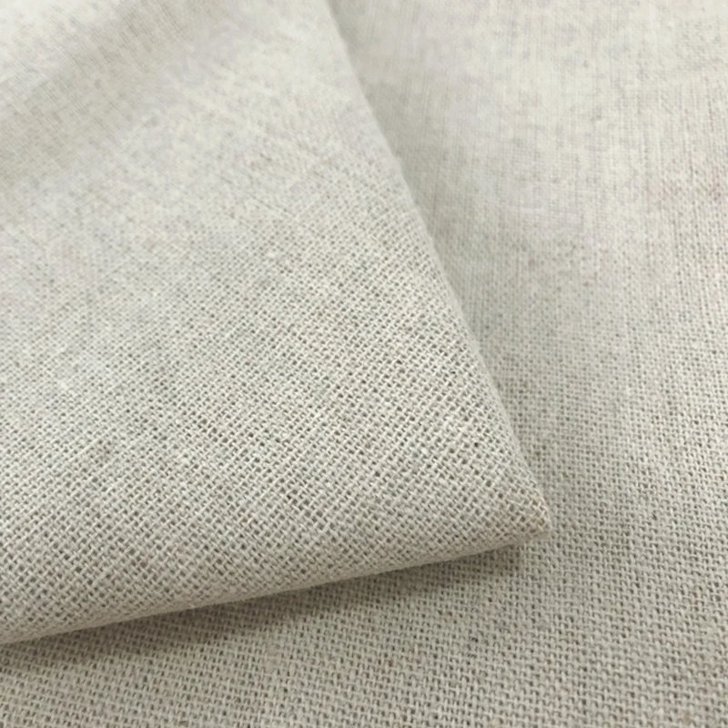 Manufacturer Chinese Factory Wholesale Natural Linen Fabric For Needle Embroidery Patchwork Sewing Textiles