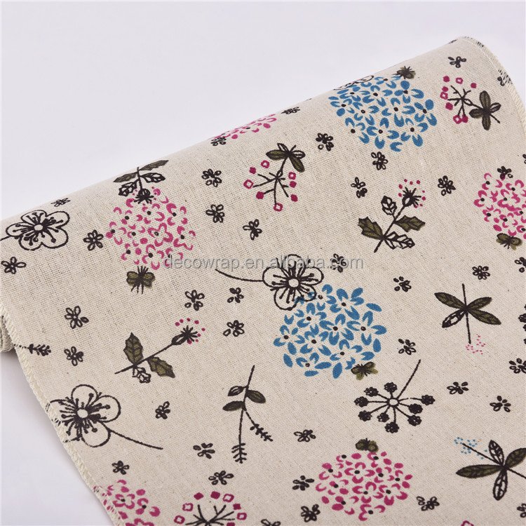 28*10yds wholesale patchwork printed Linen fabric price for Tissue Kids Bedding textile for Sewing Tilda Doll handmade materials