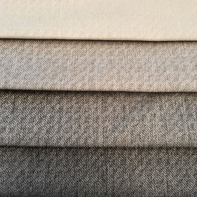 Wholesale European Linen Fabric 100% Polyester Cheap Soft Linen Look Sofa Fabric For Upholstery