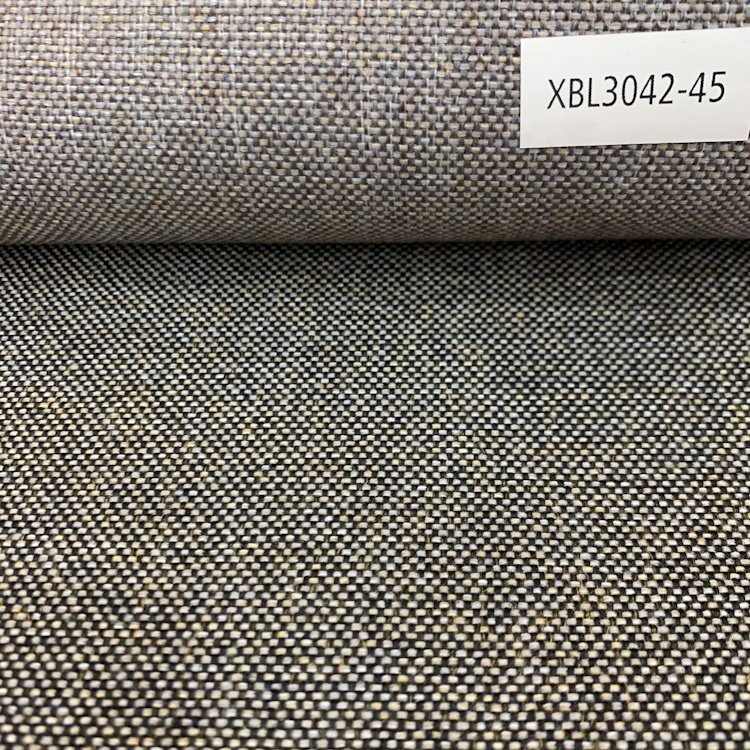 Modern style 100 polyester linen look sofa 7 seater fabric for furniture textile