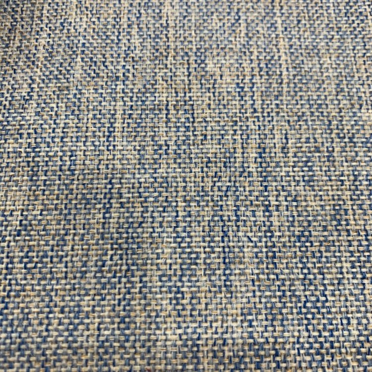 Modern style 100 polyester linen look sofa 7 seater fabric for furniture textile