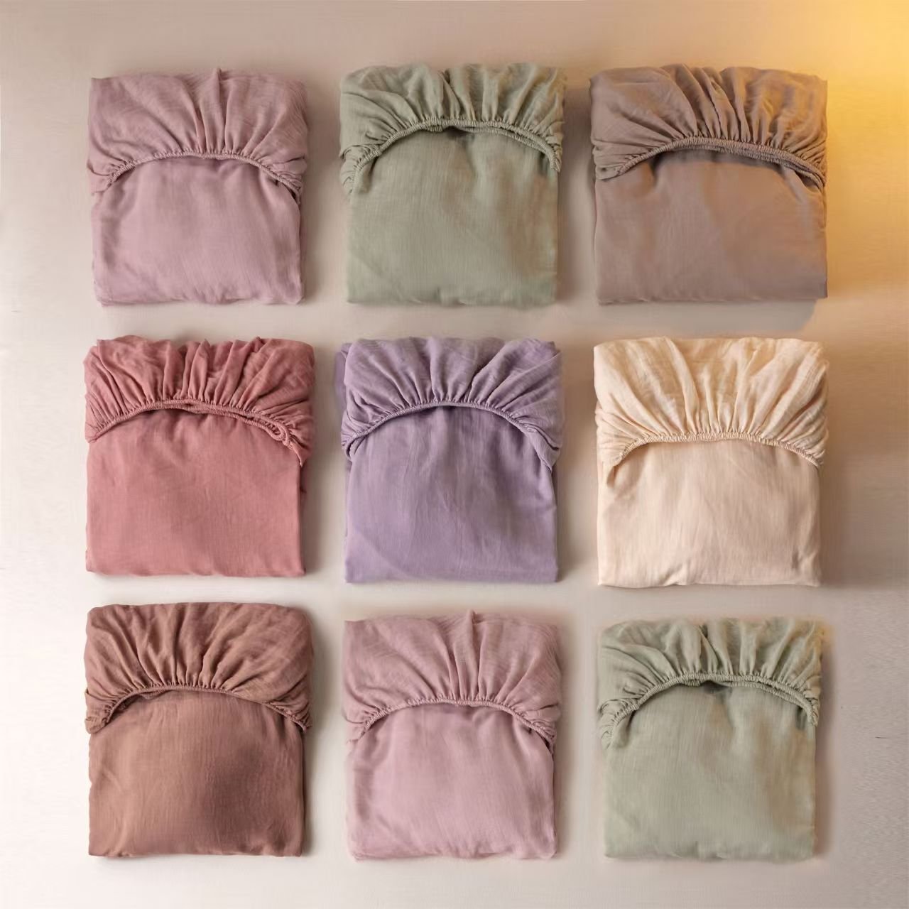 Custom 100% Bamboo Minky Bed Sheets Super Soft Knitted Fabric Plaid Style Child's Massage 4 Pack Fiber Filling Christmas Gift