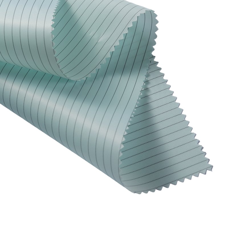 Polyester Japan Belltron Antistatic Stripe For Medical Factory Clean Room ESD Anti-static Fabric