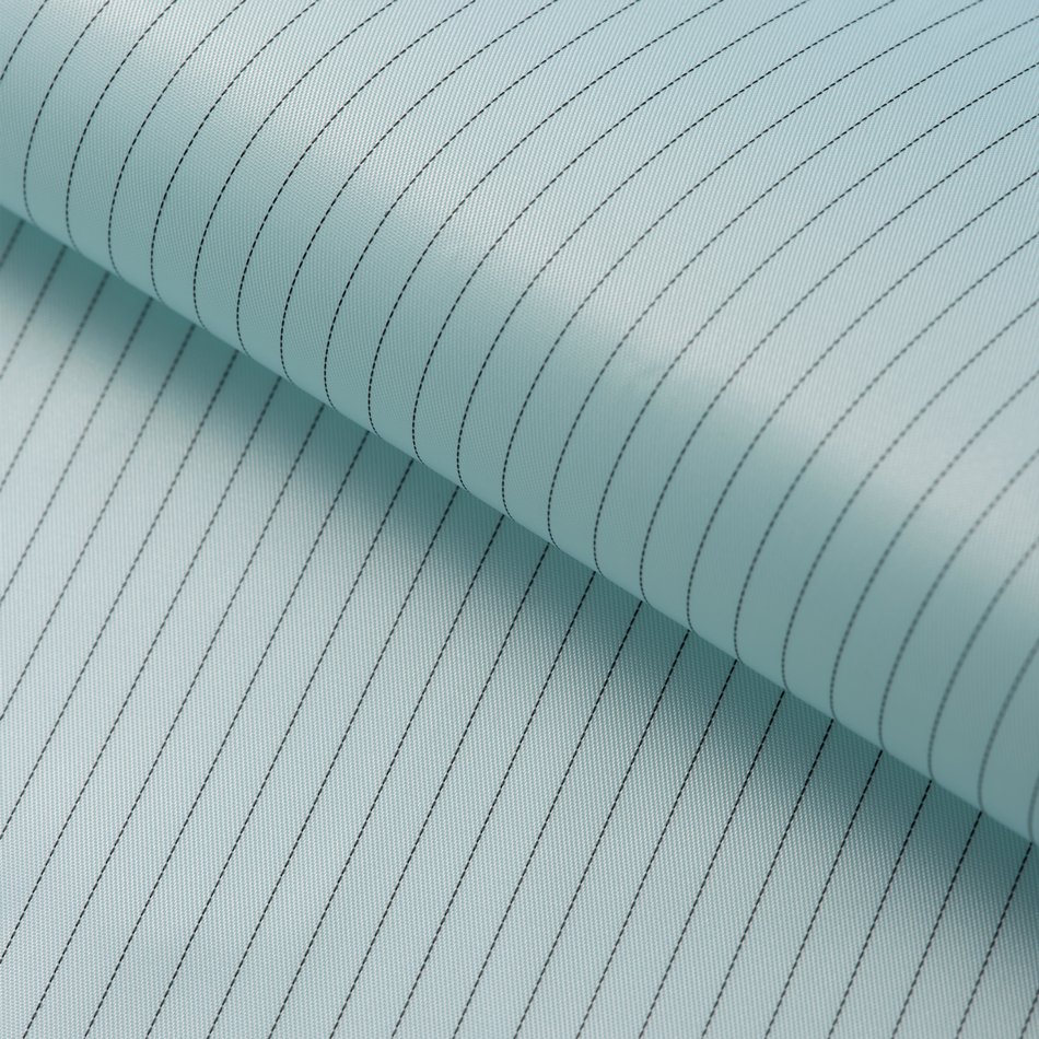Polyester Japan Belltron Antistatic Stripe For Medical Factory Clean Room ESD Anti-static Fabric