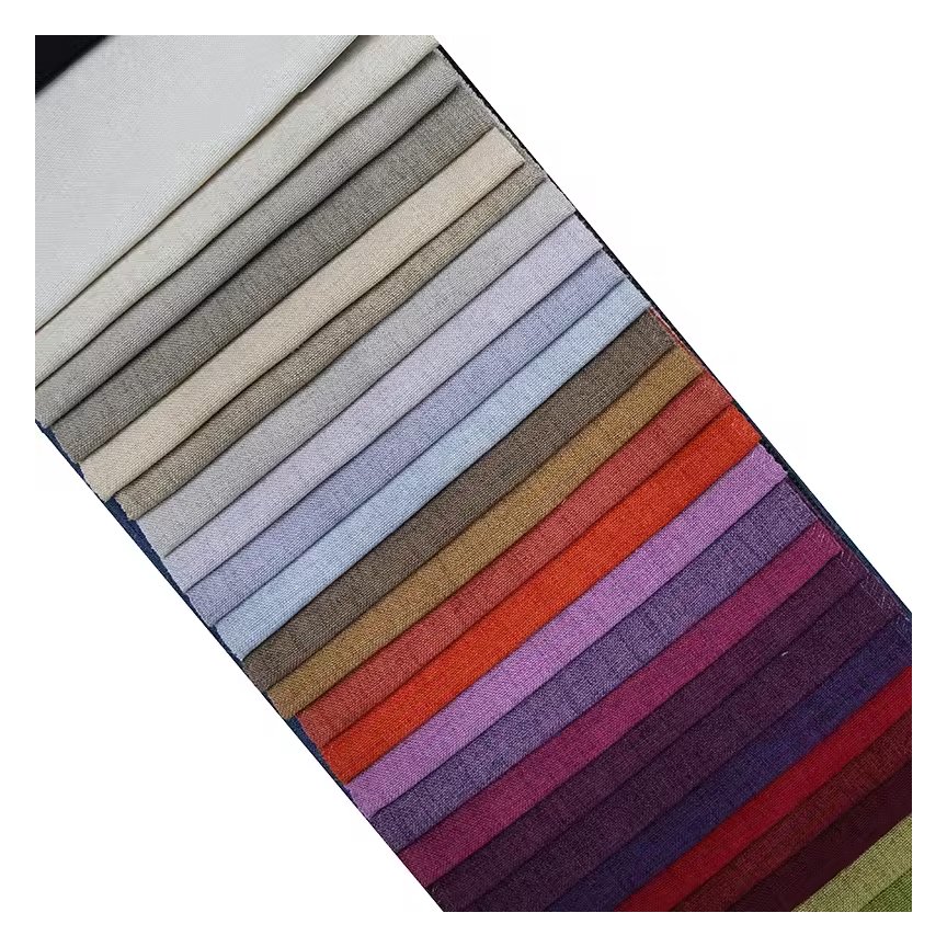 100% hemp fabric linen fabric clothing home textile high quality velvet fabric for sofa