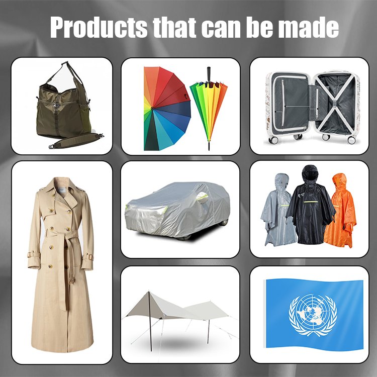 Wholesale 190T polyester taffeta fabric outdoor windproof waterproof 100% polyester taffeta fabric for sleeping bag