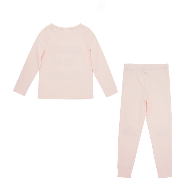Wholesale Embroidery Custom Autumn And Winter 100% CottonKid Clothes Set Sleepwear Organic Bamboo Children Clothing