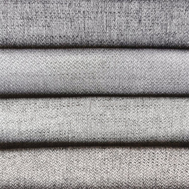 Multicolored Linen Fabric Linen Polyester Blend Fabric Linen Look Fabric For Sofa Cover
