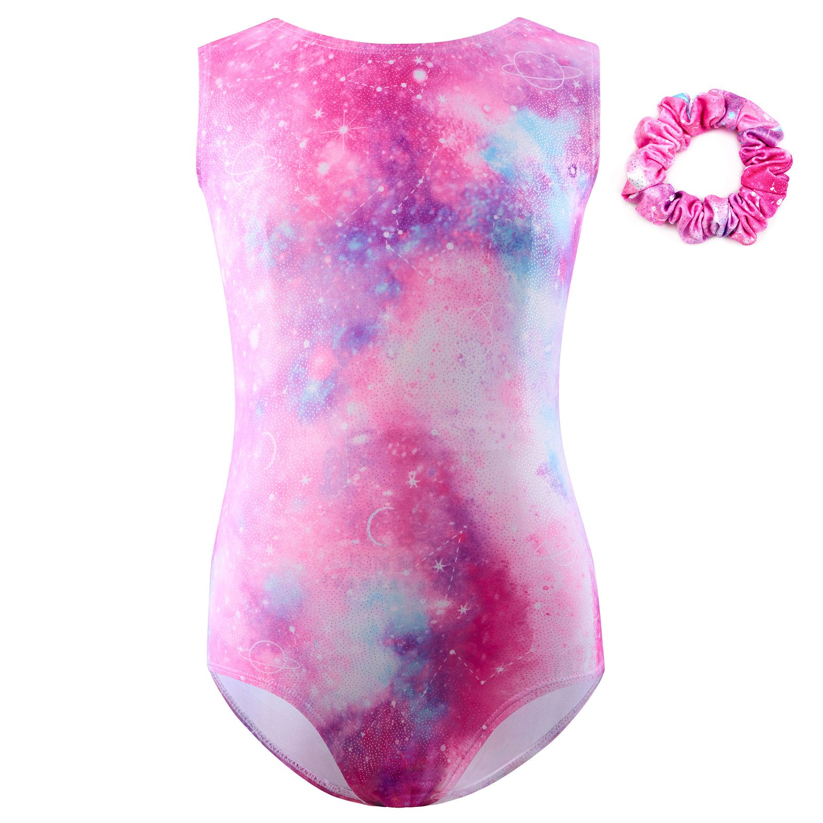 Girls Gymnastics Tumbling Sports Wearing Workout Gym Leopard Printing Jumpsuit Kids Polyester Soft Fabric Dance Practice Attires