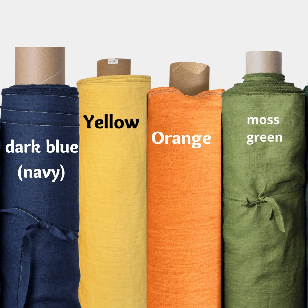 OEM factory Multiple colour raw pure for clothing 100% linen & flax organic linen fabric for apparel