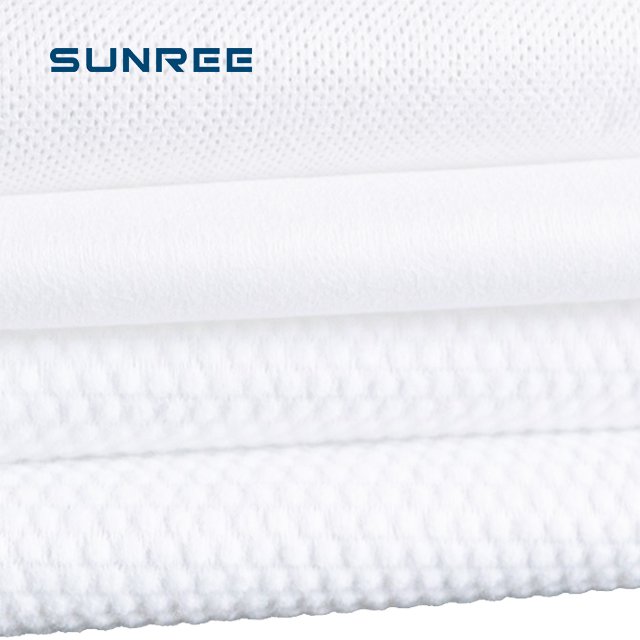 Corn Fiber PLA Biodegradable Spunlace Spun Lace Nonwoven Non Woven Fabric Roll For Diapers And Sanitary Napkins Top Back Sheet
