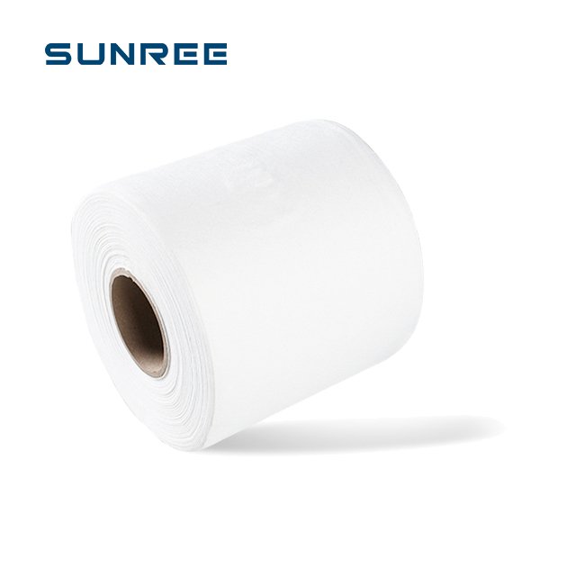 Corn Fiber PLA Biodegradable Spunlace Spun Lace Nonwoven Non Woven Fabric Roll For Diapers And Sanitary Napkins Top Back Sheet
