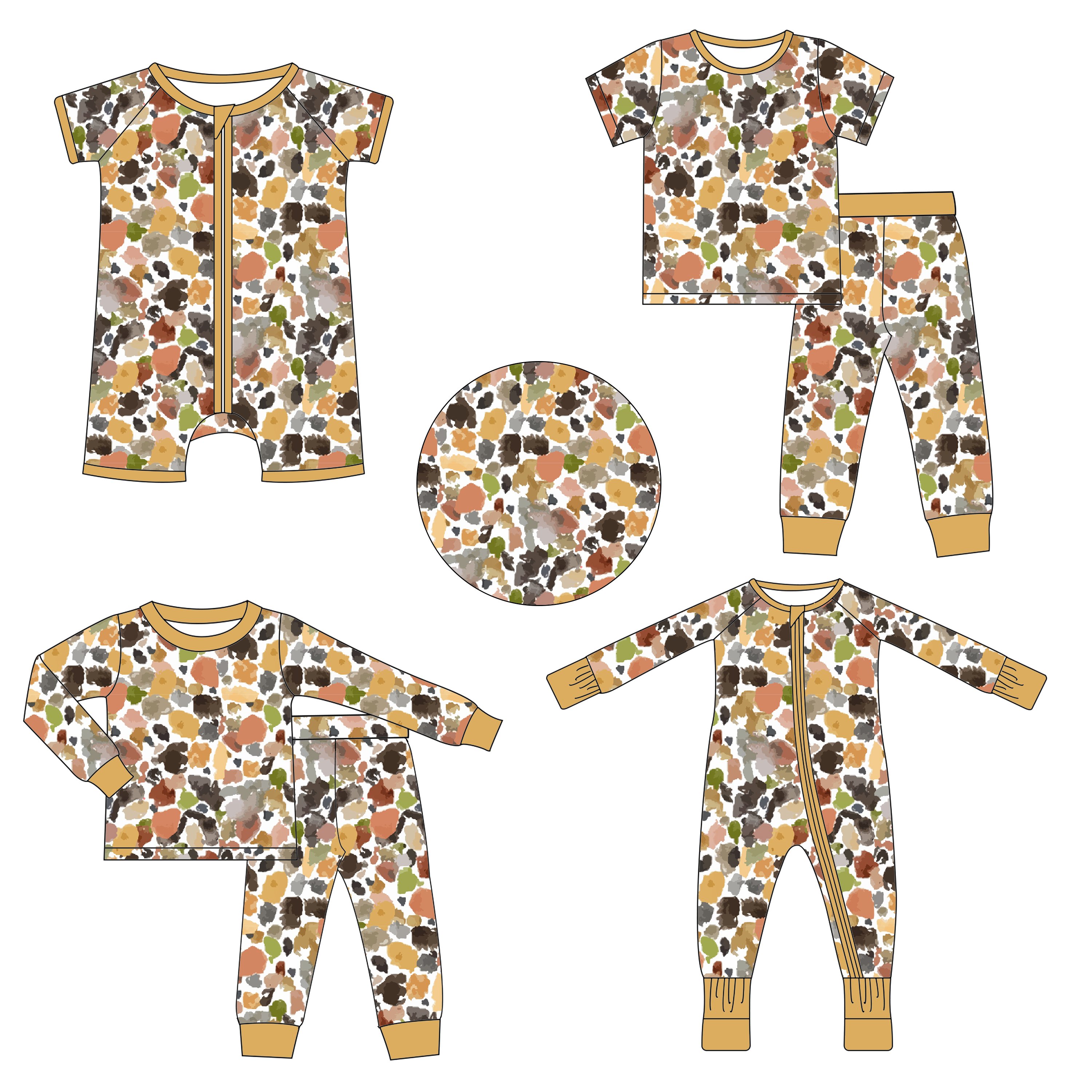 OEM Multiple Colors Chinese style newborn onesie Romper short sleeve baby rompers Bodysuit