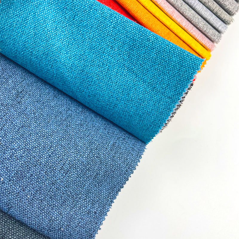 100% polyester Fabric Upholstery For Sofa Furniture Cheap Linen Look Home Decoration Fabric Sofa Linen Fabric