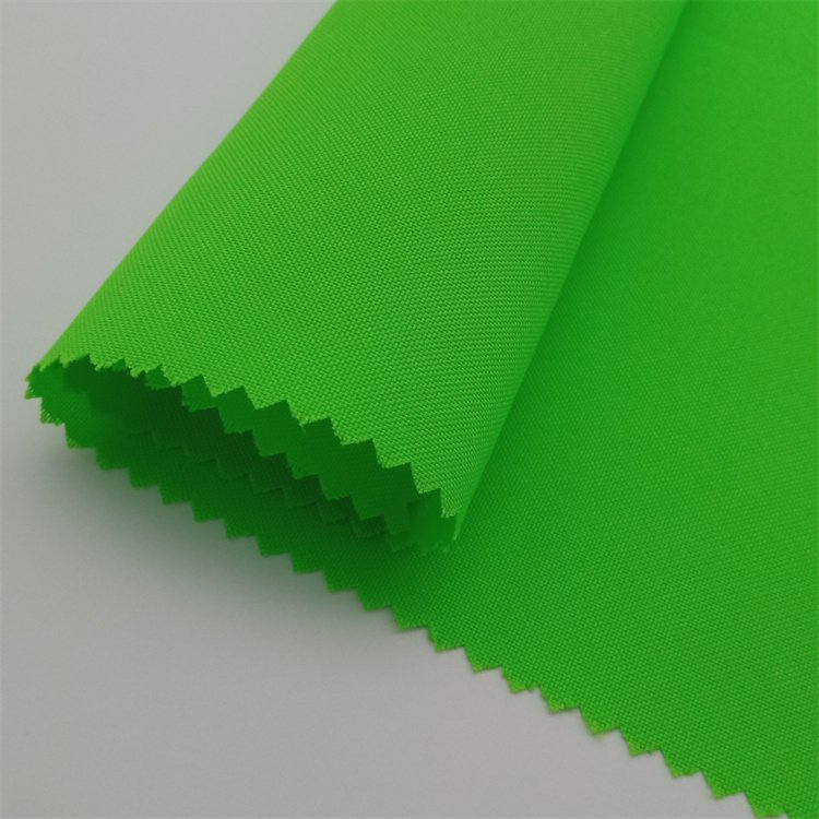100% polyester safety vest fabric fluorescent green fabric waterproof coated for safety vests workwear hi vis fa
