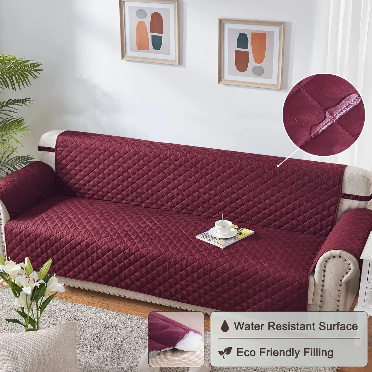 Modern Elastic Stretch Couch Covers Soft Breathable Jacquard Velvet Sofa Cover Slipcover for Living Furniture Covers