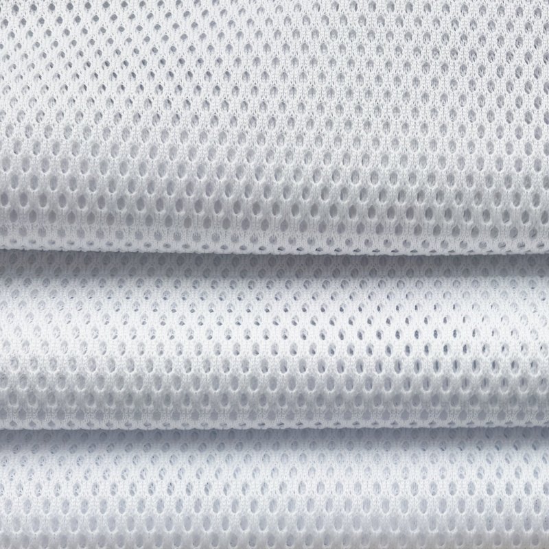 High quality 100% polyester mesh fabric for clothing full polyester knitted fabric