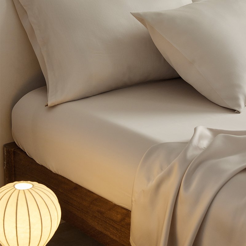 OEKO certification 100% sustainable luxury bed cover customized bamboo fitted sheets with pillowcases for adults and kids