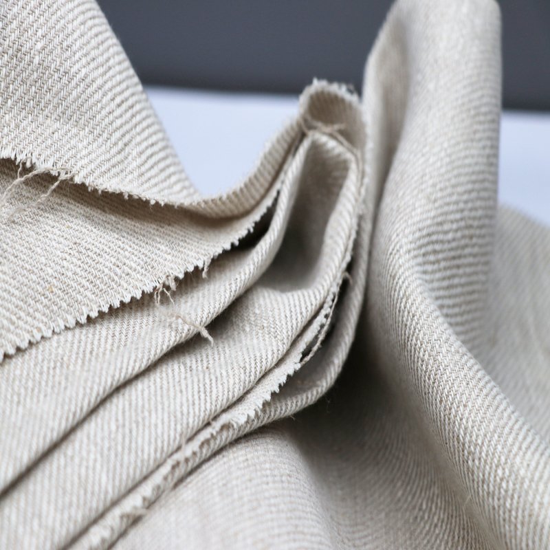 2021 High Quality 100% twill linen fabric