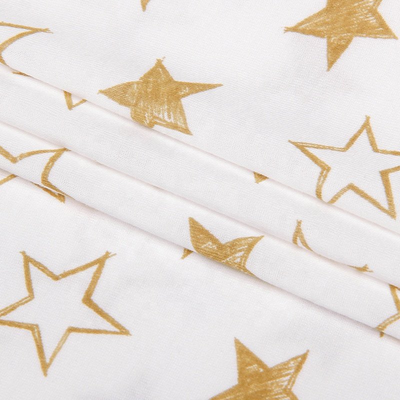 Wholesale organic knitted custom digital printed knitting bamboo fiber fabric for baby