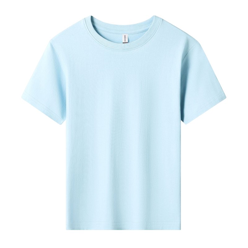 HMY Unisex Kids' O-Neck T-Shirt Customizable High Jersey Fabric Jersey Casual Loose Fit Short Sleeves Solid Print Digital Work