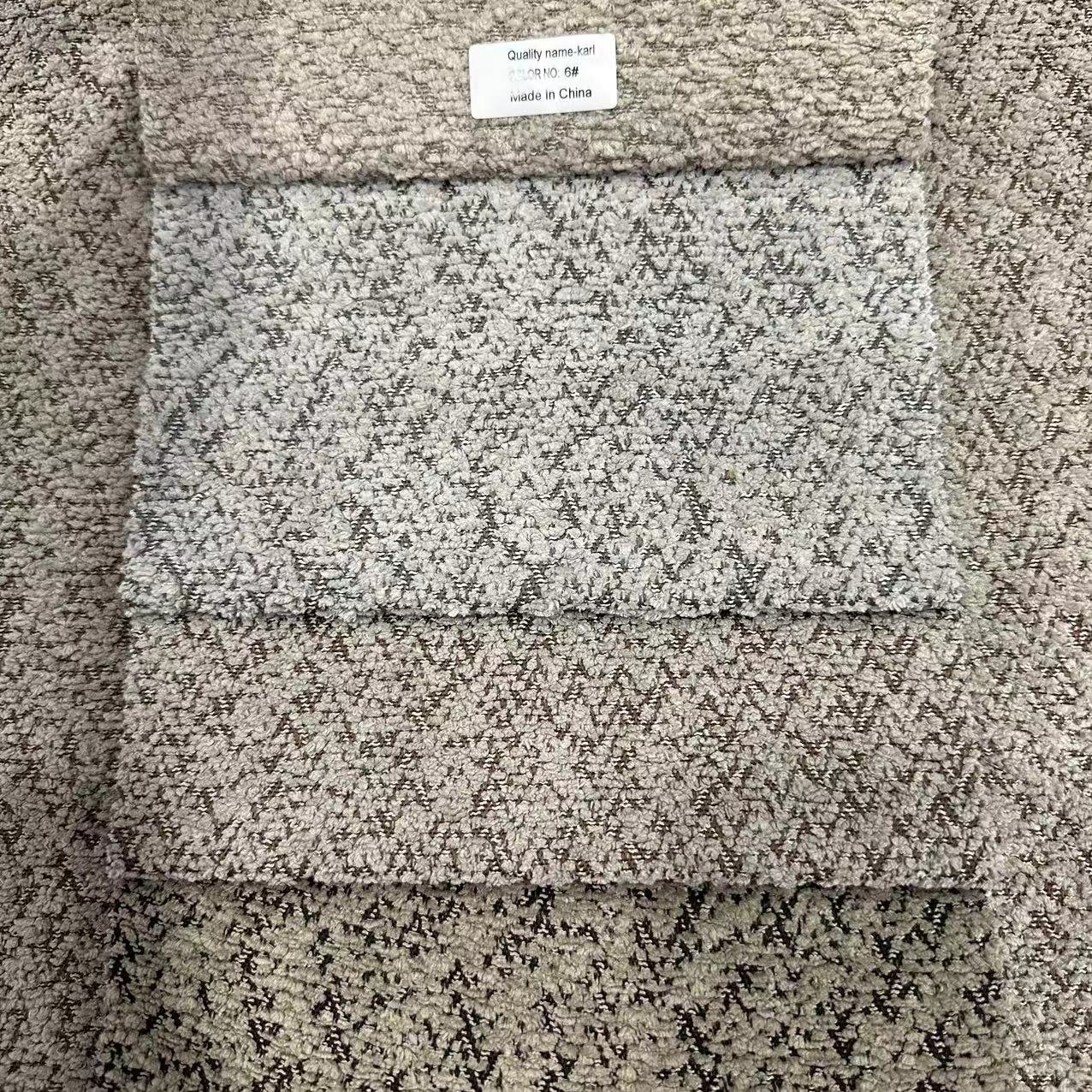 KARL- polyester home textile sofa fabric for plain Comfortable Warm Upholstery Pillow linen curtain fabrics For Home