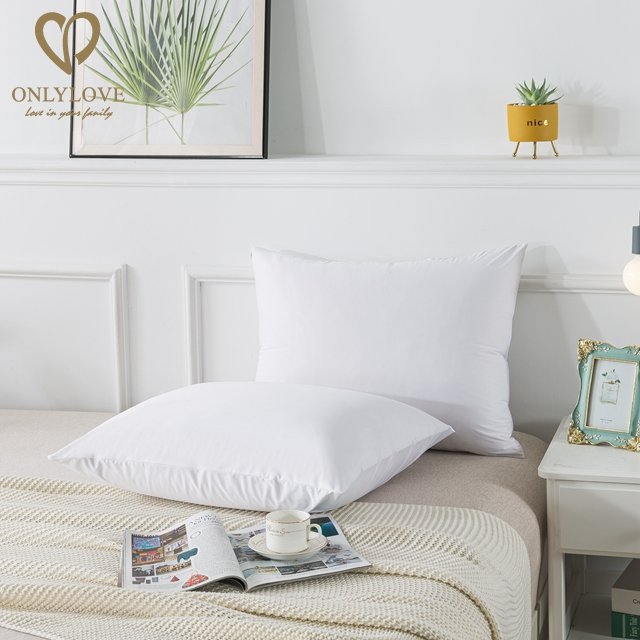 Cheap Wholesale Plain White Bamboo Fabric Zippered Pillow Protector Covers Cases
