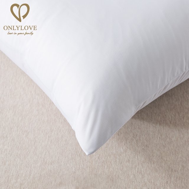 Cheap Wholesale Plain White Bamboo Fabric Zippered Pillow Protector Covers Cases