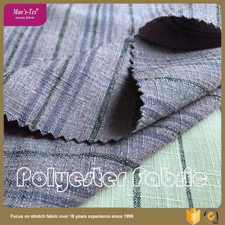 Chinese factory good price 100 polyester stretch fabric for ladies fashion garment