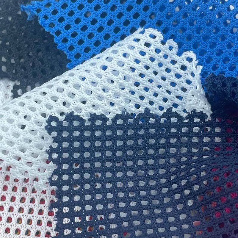 75D 110g Summer New Sports 100 Polyester Knitted grid Mesh Cloth Fabric for office chair