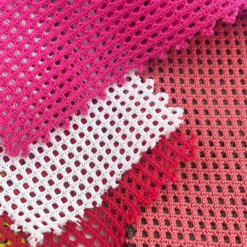 75D 110g Summer New Sports 100 Polyester Knitted grid Mesh Cloth Fabric for office chair