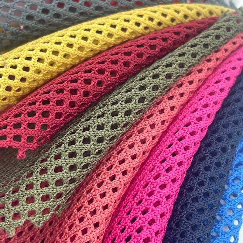 75D 110g Summer New Sports 100 Polyester Knitted grid Mesh Cloth Fabric for office chair
