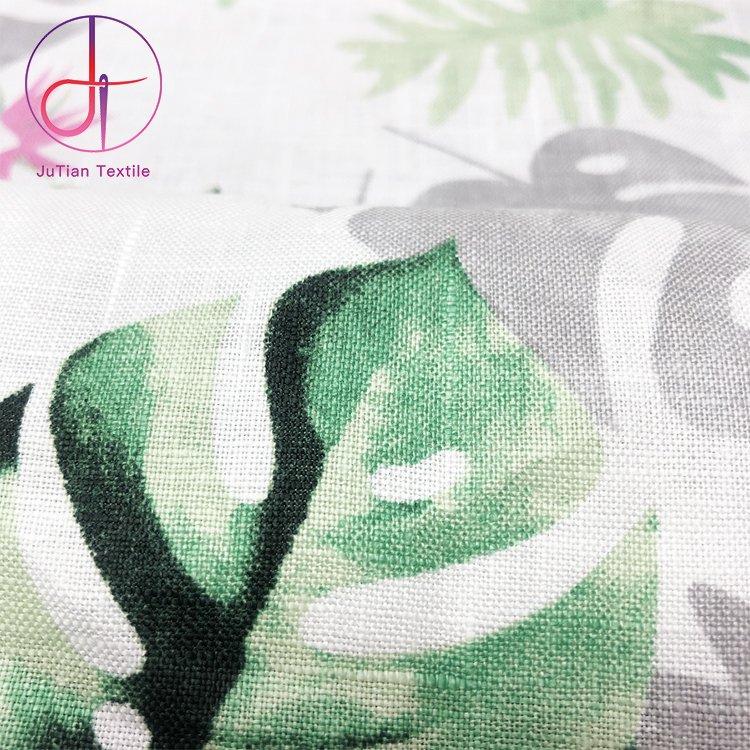 Eco-friendly Combed Printing 100 Linen Fabric For Clothing