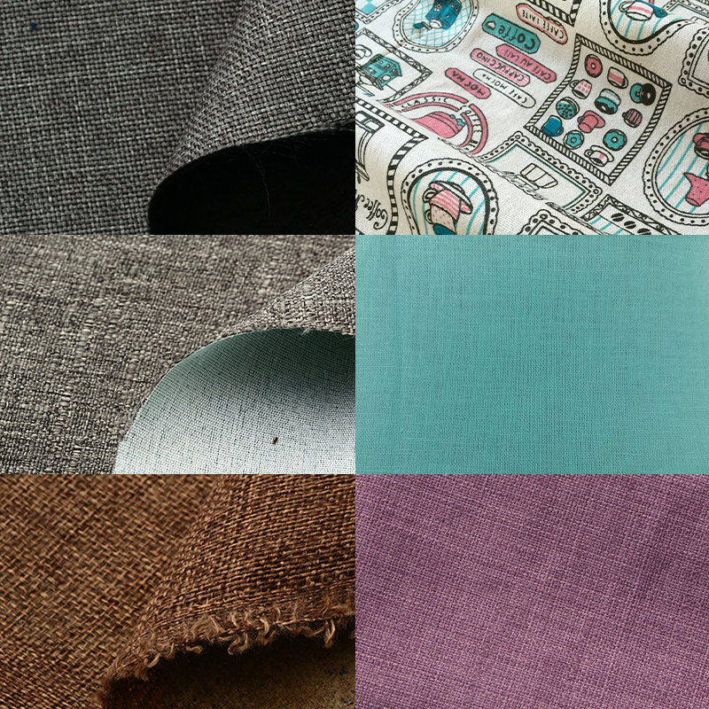 Direct Manufacturer 190G Rectangular, Wedding Banquet Large Tablecloths Faux Linen Blackout Curtain Fabric/