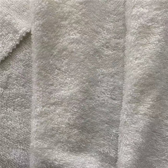 100% bamboo fiber towel fabric warp knitting fabric 400gsm