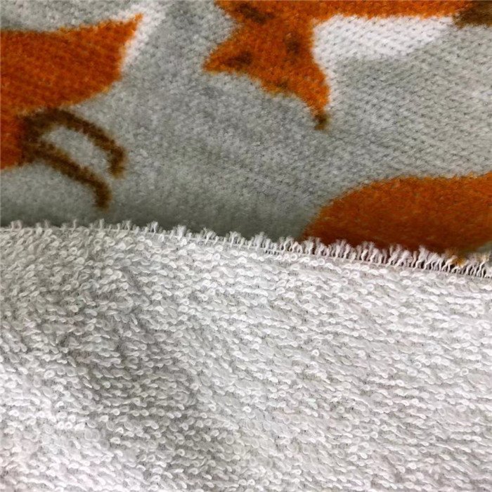 100% bamboo fiber towel fabric warp knitting fabric 400gsm