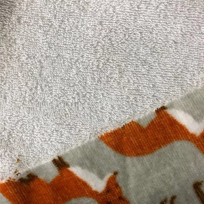 100% bamboo fiber towel fabric warp knitting fabric 400gsm